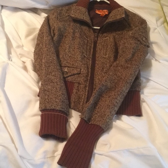 Gorgeous Twill Twenty Two brown and tan jacket - Picture 11 of 11